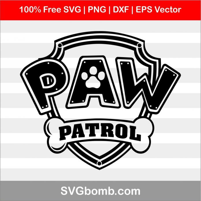 free paw patrol svg cut files