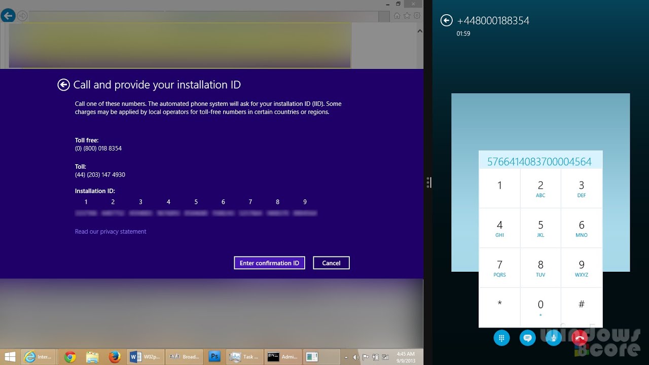 activation code for windows 8.1